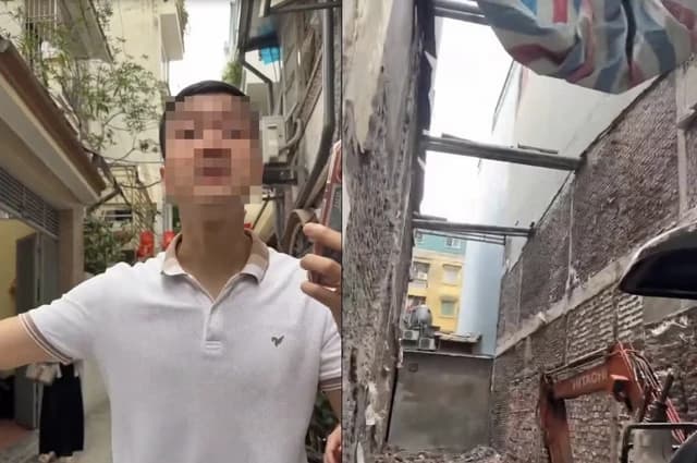 Người đàn ông liên quan vụ tố "quỵt" tiền phá dỡ nhà
